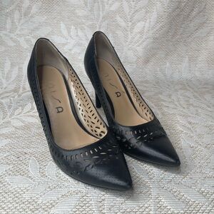 UNISA WOMEN'S  3" STILETTO BLACK HIGH HEEL SHOES